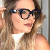 Oversized Cat Eye Glasses